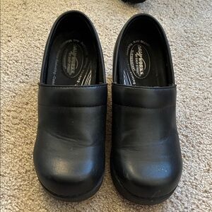 Black Slip-On Clogs